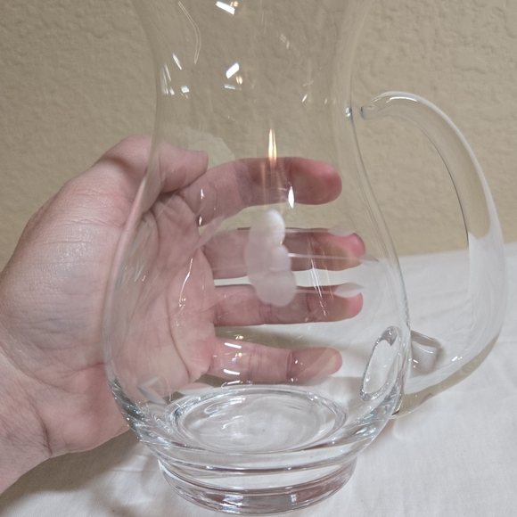 Princess House Heritage Clear Crystal Pitcher - Picture 2 of 4